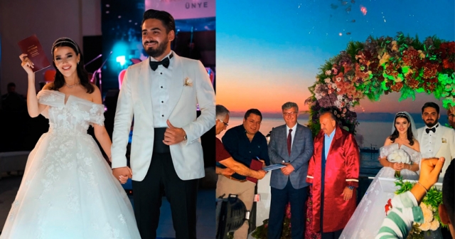 RÜYA GİBİ BİR DÜĞÜNLE EVLENDİLER