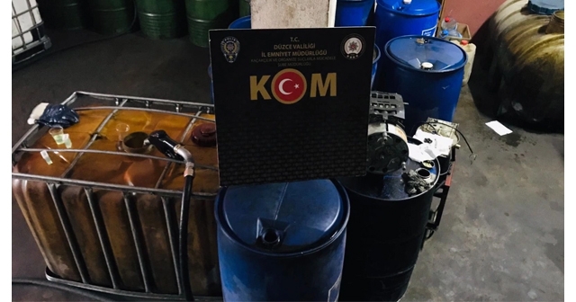1 MİLYON LİTRE KAÇAK AKARYAKIT ELE GEÇİRİLDİ