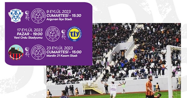52 ORDUSPOR TAKIMI EYLÜL AYI FİKSTÜRÜNÜ AÇIKLADI