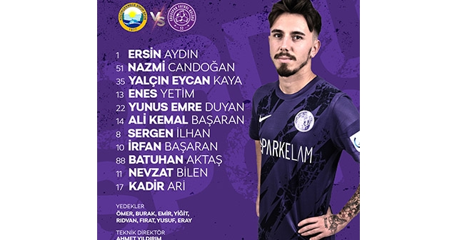 52 Orduspor'un ilk 11'i belli oldu.