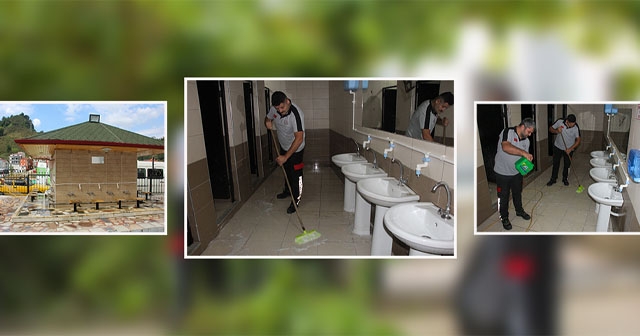 ACİL TEMİZLİK TİMİ ARALIKSIZ ÇALIŞIYOR