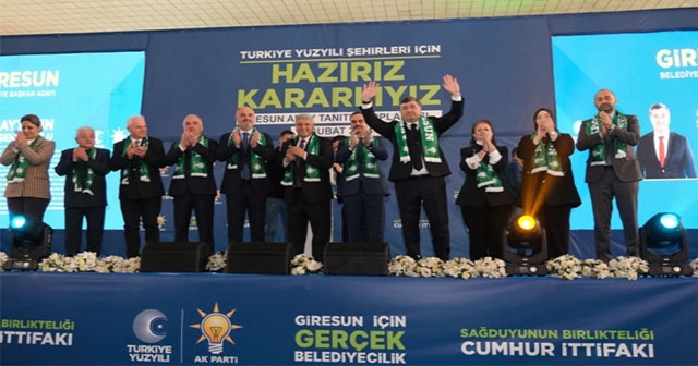 AK Parti Giresun Belediye Başkan Adaylarını Tanıttı