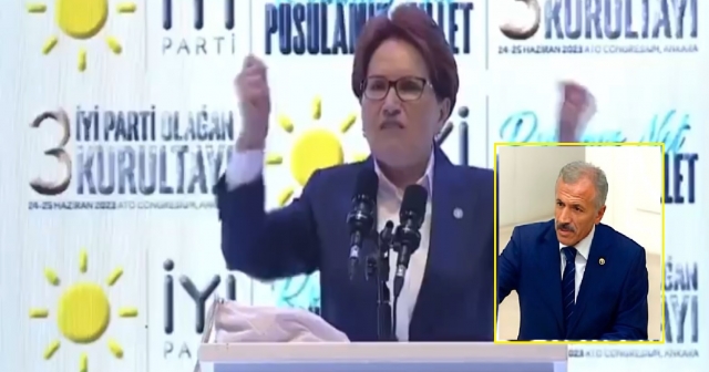 Akşener’e Ağır Sözler; “Kara Bir Leke…”