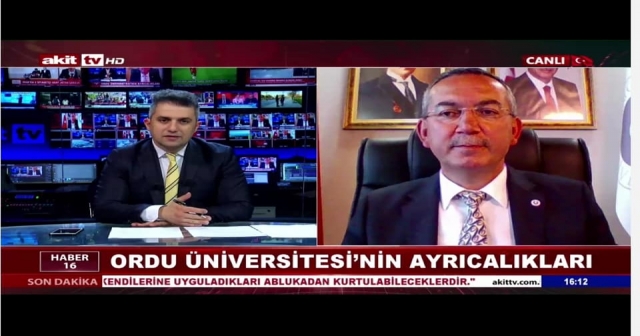 ALİ AKDOĞAN AKİT TV’NİN  CANLI YAYIN KONUĞU OLDU