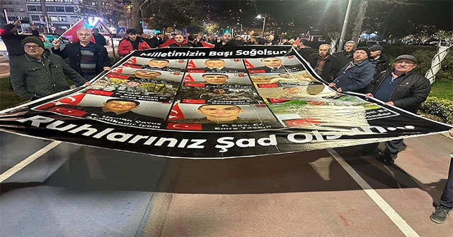 ŞEHİTLERİMİZ İÇİN YÜRÜDÜK