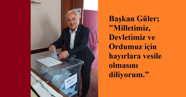 BAŞKAN HİLMİ GÜLER OYUNU KULLANDI