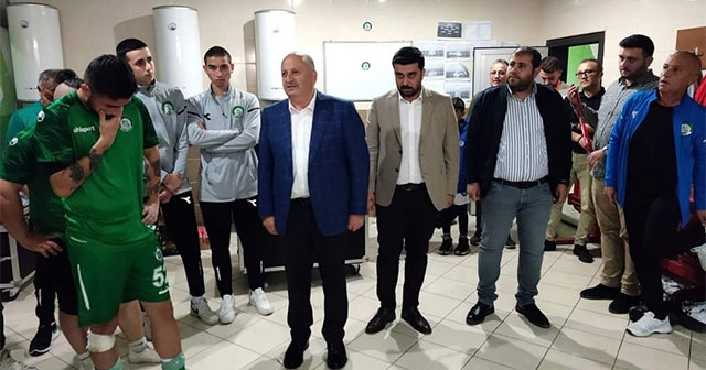 BAŞKAN TAVLI, FUTBOLCULARI BAŞARILARINDAN DOLAYI TEBRİK ETTİ