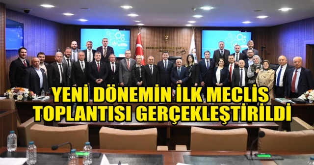 BAŞKAN VEKİLLERİ VE KOMİSYON ÜYELERİ SEÇİLDİ