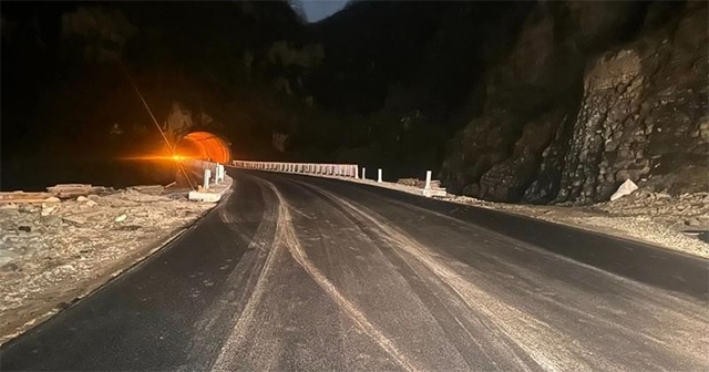 KARADENİZ-AKDENİZ YOLU TRAFİĞE AÇILDI