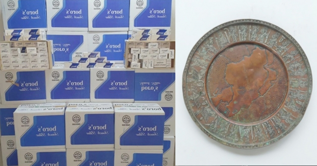 BOŞ MAKARON VE TARİHİ ESER YAKALANDI