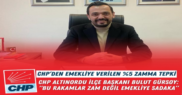 “BU RAKAMLAR ZAM DEĞİL EMEKLİYE SADAKA”