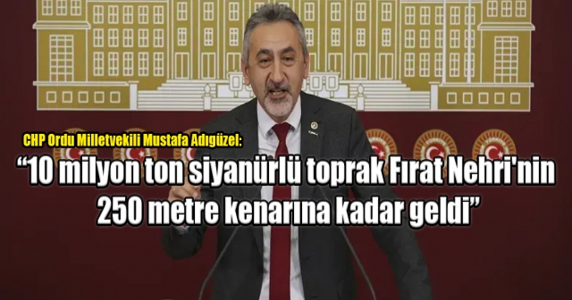 "Büyük Bir Çevre Felaketi İle Karşı Karşıyayız"