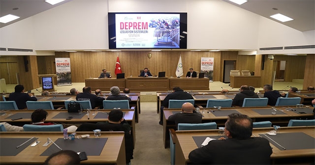 BÜYÜKŞEHİRDEN DEPREM İZOLASYON SİSTEMLERİ SEMİNERİ