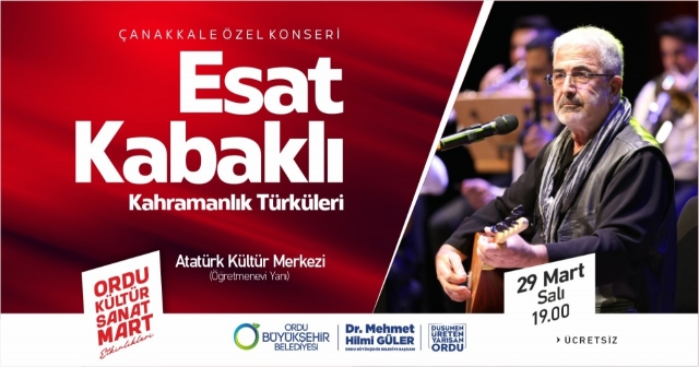 “ÇANAKKALE ÖZEL KONSERİ”