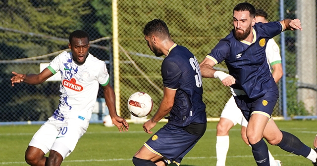 ÇAYKUR RİZESPOR HAZIRLIK MAÇINDA KAYBETTİ