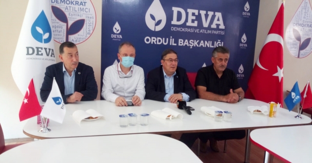 DEVA PARTİSİ KURMAYLARI ORDU’YA GELDİ