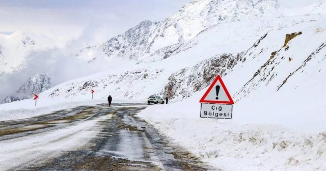 Doğu Karadeniz ve Doğu Anadolu İçin Çığ Uyarısı