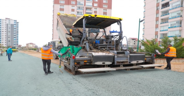 DOLUNAY MAHALLESİNDE ÇALIŞMALAR TAMAMLANMAK ÜZERE