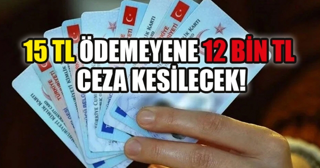 Ehliyeti olanlar dikkat! 12 Bin TL Ceza Geliyor..