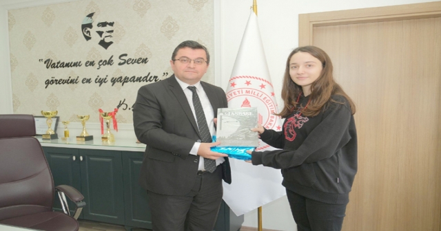 ELANU KARAKUS'TAN MÜDÜR BEKYÜREK’E ZİYARET