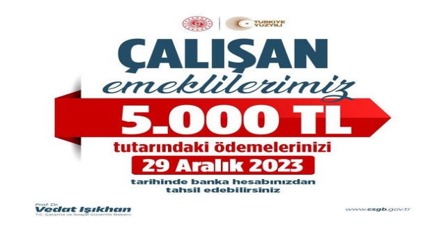 EMEKLİLER SEVİNDİ...