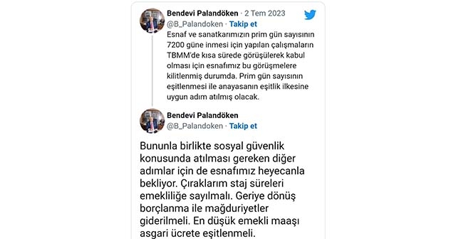 " EN DÜŞÜK EMEKLİ MAAŞI ASGARİ ÜCRETE EŞİTLENMELİ "