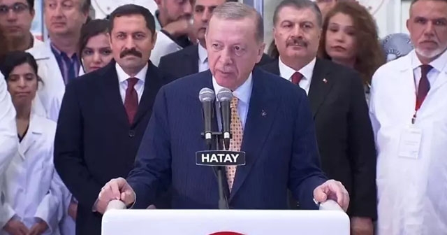 ERDOĞAN DEPREM KONUTLARI TESLİMİ İÇİN HATAY'DA