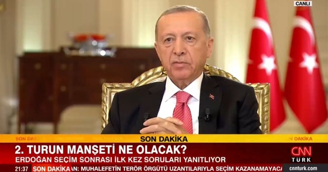 ERDOĞAN; “HERKES SANDIĞA”