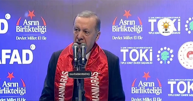 ERDOĞAN, KAHRAMANMARAŞ’TA ; 9 BİN 289 KONUTUN TESLİMATINI YAPTI