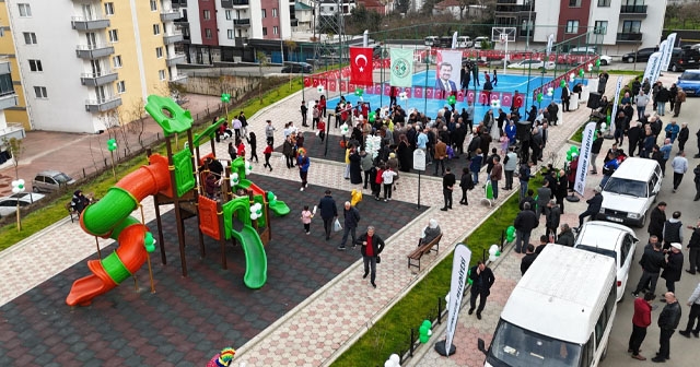 ERİKLİMAN’DA YENİ ÇOCUK PARKININ AÇILIŞI YAPILDI