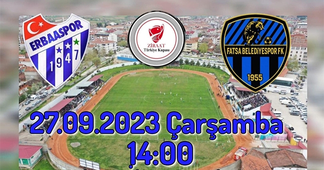 FATSA BELEDİYESPOR ZİRAAT TÜRKİYE KUPASI MAÇINA HAZIR