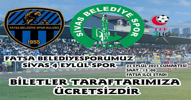 FATSA BELEDİYESPOR'DAN İÇ SAHA TOTEMİ