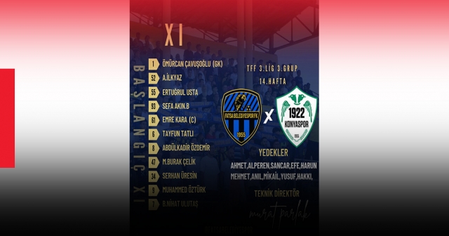 Fatsa Belediyespor'un ilk 11'i belli oldu