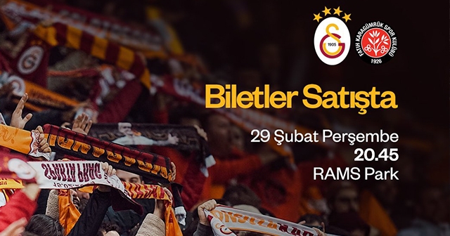 Galatasaray’ın ZTK maç biletleri satışta!