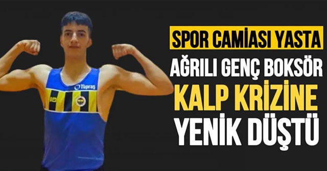 GENÇ BOKSÖR KALBİNE YENİK DÜŞTÜ