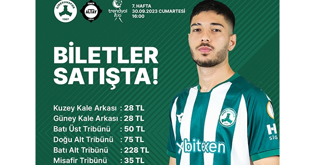 GİRESUNSPOR-ALTAY MAÇ BİLETLERİ SATIŞA ÇIKTI!