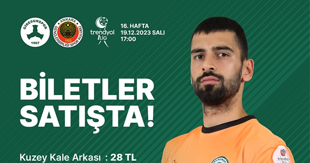 Giresunspor'un maç bilet fiyatları belli oldu!