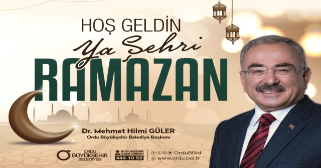 Güler; “Ramazan Ayına Erişmenin Mutluluğunu Yaşıyoruz”