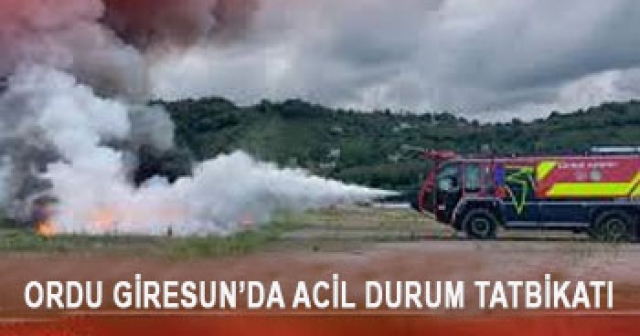 Havalimanında Gerçeği Aratmayan Tatbikat