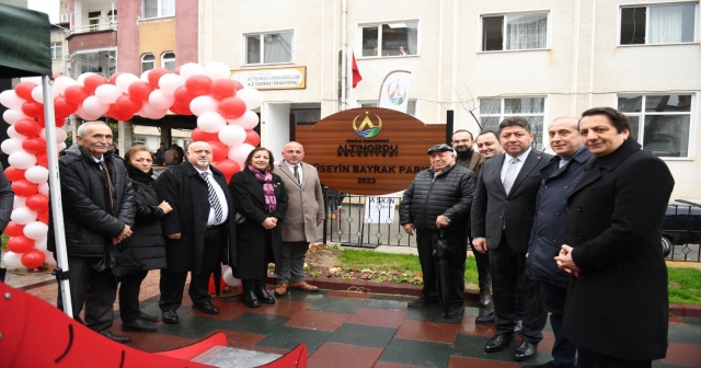 HÜSEYİN BAYRAK PARKI ALTINORDU’YA HAYIRLI OLSUN