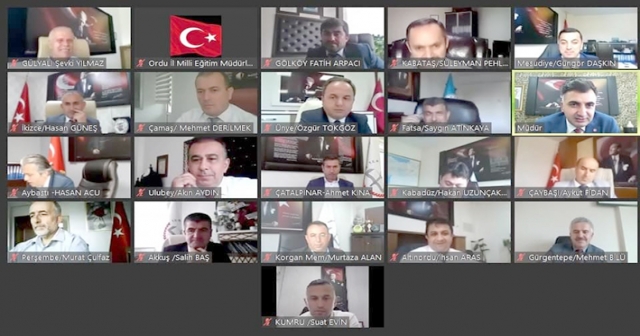 İLÇE MİLLİ EĞİTİM MÜDÜRLERİYLE TOPLANTI