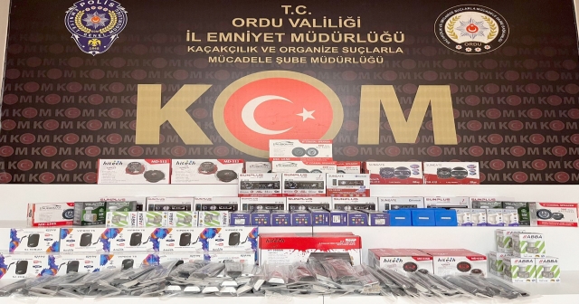 KAÇAK EMTİA ELE GEÇİRİLDİ