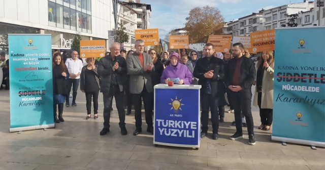 “KADINA ŞİDDET, İNSANLIĞA İHANETTİR”