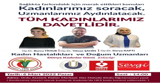 KADINLAR GÜNÜNE ÖZEL ETKİNLİK