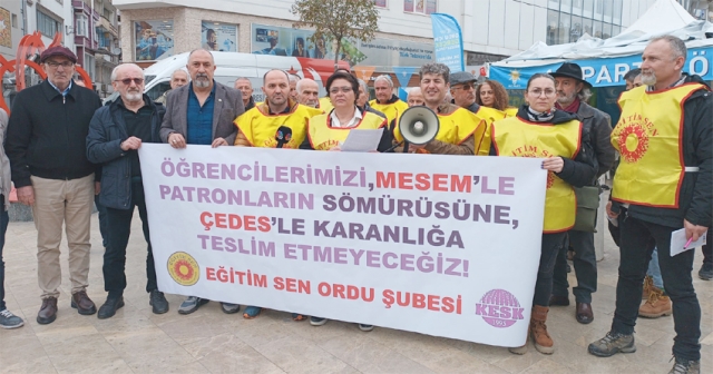 “MESEM VE ÇEDES DERHAL DURDURULMALI”