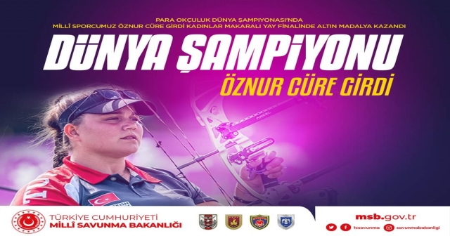 MİLLİ SPORCU ALTIN MADALYA'NIN SAHİBİ OLDU