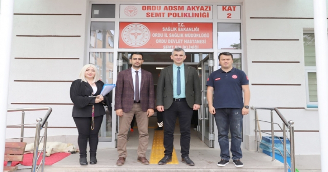 MÜDÜR TÜZÜN’DEN POLİKİNLİK ZİYARET