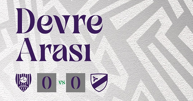 NEVŞEHİR GAZİ STADYUMUNDA İLK YARI SONA ERDİ