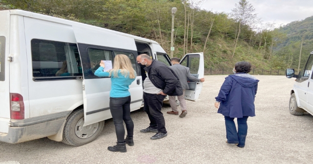 ÖĞRENCİ SERVİSLERİ DENETLENİYOR