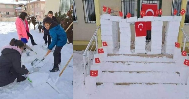 ÖĞRENCİLERİN TAKTİR EDİLECEK EMEKLERİ!